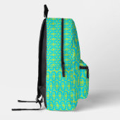 modernes farbiges Muster Bedruckter Rucksack (Links)