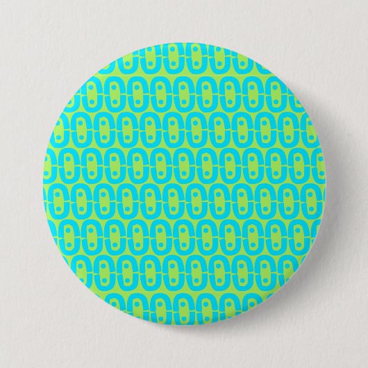 modernes farbiges Muster Button (Vorderseite)