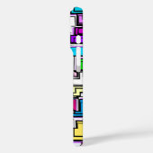 Modernes, farbiges Muster Case-Mate iPhone Hülle (Rückseite / Links)