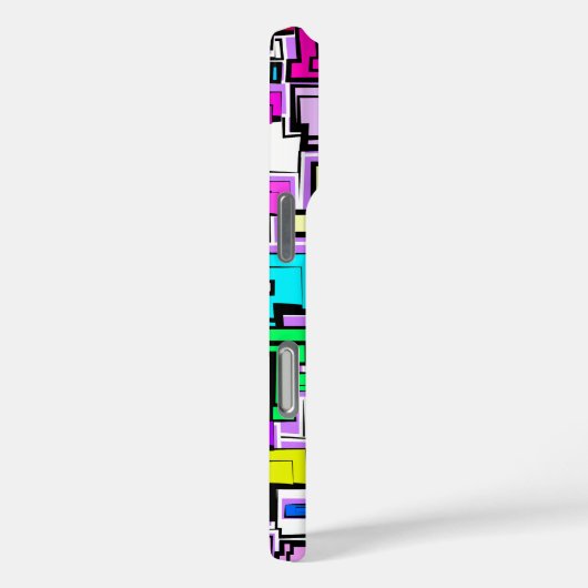 Modernes, farbiges Muster Case-Mate iPhone Hülle (Rückseite / Rechts)