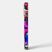 Modernes, farbiges Muster Case-Mate iPhone Hülle (Rückseite / Links)