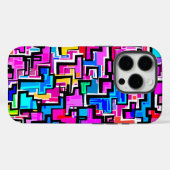 Modernes, farbiges Muster Case-Mate iPhone Hülle (Rückseite (Horizontal))