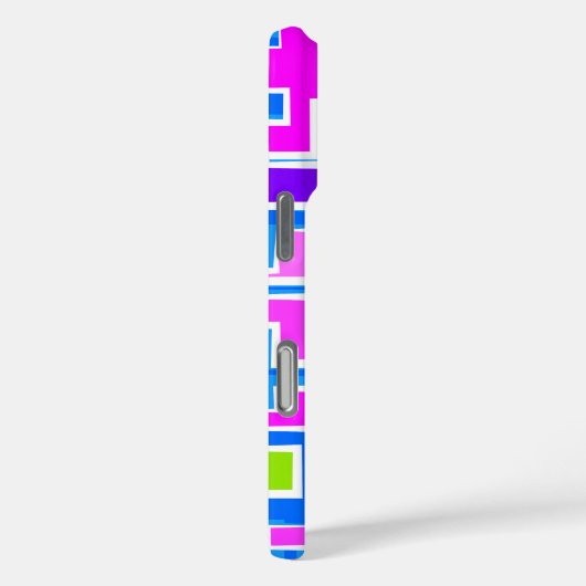 Modernes, farbiges Muster Case-Mate iPhone Hülle (Rückseite / Rechts)