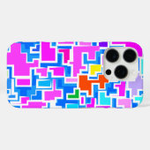 Modernes, farbiges Muster Case-Mate iPhone Hülle (Rückseite (Horizontal))