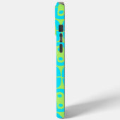 modernes farbiges Muster Case-Mate iPhone Hülle (Rückseite / Links)