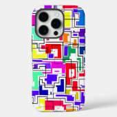 Modernes, farbiges Muster Case-Mate iPhone Hülle (Rückseite)