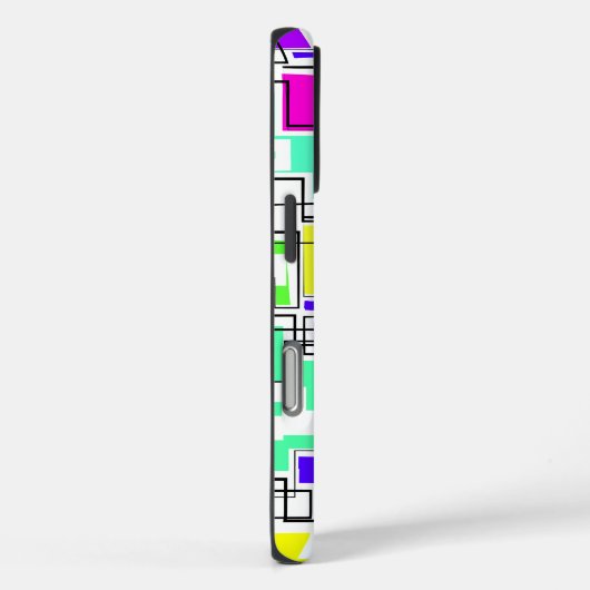 Modernes, farbiges Muster Case-Mate iPhone Hülle (Rückseite / Rechts)