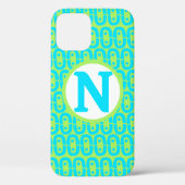 modernes farbiges Muster Case-Mate iPhone Hülle (Rückseite)