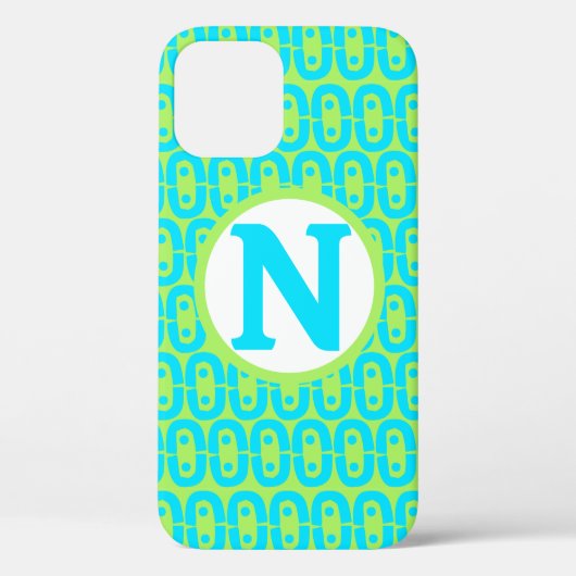 modernes farbiges Muster Case-Mate iPhone Hülle (Rückseite)