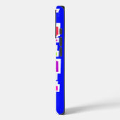 Modernes, farbiges Muster Case-Mate iPhone Hülle (Rückseite / Links)