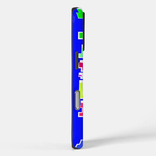 Modernes, farbiges Muster Case-Mate iPhone Hülle (Rückseite / Rechts)