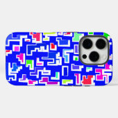 Modernes, farbiges Muster Case-Mate iPhone Hülle (Rückseite (Horizontal))