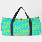 modernes farbiges Muster Duffle Bag (Rückseite)