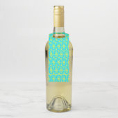 modernes farbiges Muster Flaschenanhänger (Auf Flasche)