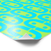 modernes farbiges Muster Fotodruck (Ecke)