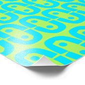 modernes farbiges Muster Fotodruck (Ecke)