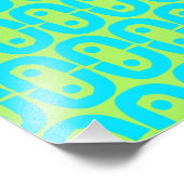 modernes farbiges Muster Fotodruck (Ecke)