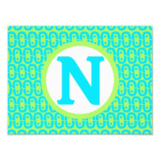 modernes farbiges Muster Fotodruck (Vorne)