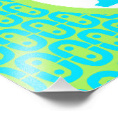 modernes farbiges Muster Fotodruck (Ecke)