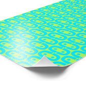 modernes farbiges Muster Fotodruck (Ecke)