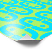 modernes farbiges Muster Fotodruck (Ecke)