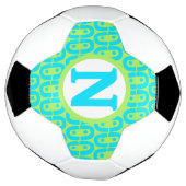 modernes farbiges Muster Fußball (Gedreht)