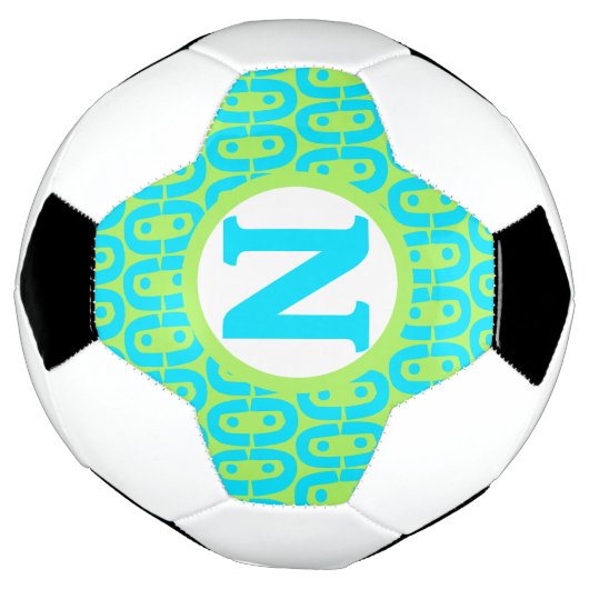 modernes farbiges Muster Fußball (Gedreht)