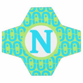 modernes farbiges Muster Fußball (Flach)