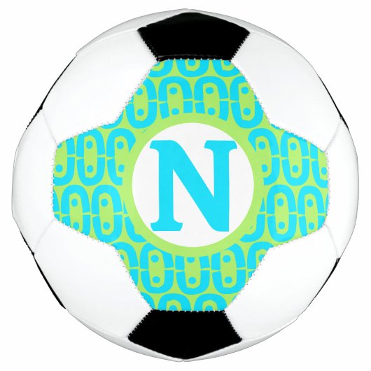 modernes farbiges Muster Fußball (Vorderseite)