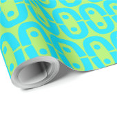 modernes farbiges Muster Geschenkpapier (Rolleneckpunkt)