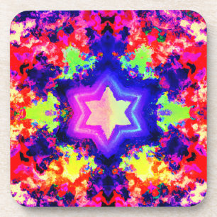 Modernes, farbiges Muster Getränkeuntersetzer