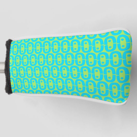 modernes farbiges Muster Golf Headcover (Vorderseite)