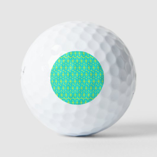 modernes farbiges Muster Golfball (Vorderseite)