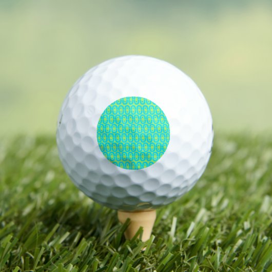 modernes farbiges Muster Golfball (Insitu T-Shirt)