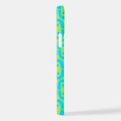 modernes farbiges Muster iPhone Hülle (Rechte Seite)