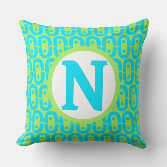 modernes farbiges Muster Kissen (Vorderseite)