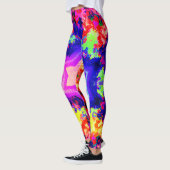 Modernes, farbiges Muster Leggings (Links)