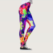 Modernes, farbiges Muster Leggings (Rechts)