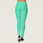 modernes farbiges Muster Leggings (Rückseite)
