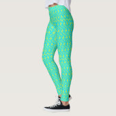 modernes farbiges Muster Leggings (Links)