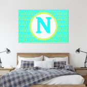 modernes farbiges Muster Leinwanddruck (Insitu (Schlafzimmer))