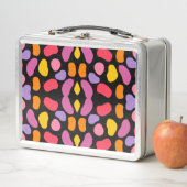 Modernes, farbiges Muster Metall Brotdose (Beispiel)