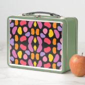 Modernes, farbiges Muster Metall Brotdose (Beispiel)