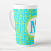 modernes farbiges Muster Milchtasse (Linke Ecke)