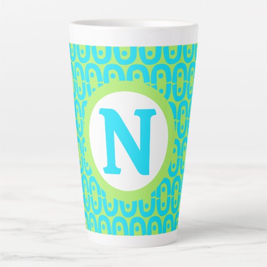 modernes farbiges Muster Milchtasse (Vorderseite)