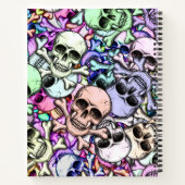 Modernes, farbiges Muster Notizblock (Rückseite)