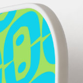 modernes farbiges Muster Pickleball Schläger (Linke Seite)