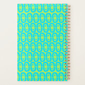 modernes farbiges Muster Planer (Rückseite)