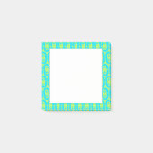 modernes farbiges Muster Post-it Klebezettel (Vorderseite)