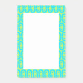 modernes farbiges Muster Post-it Klebezettel (Vorderseite)
